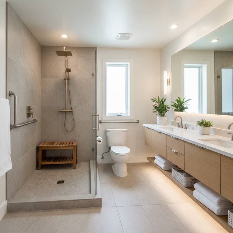 Featured image for Universal Design Bathrooms That Age With You