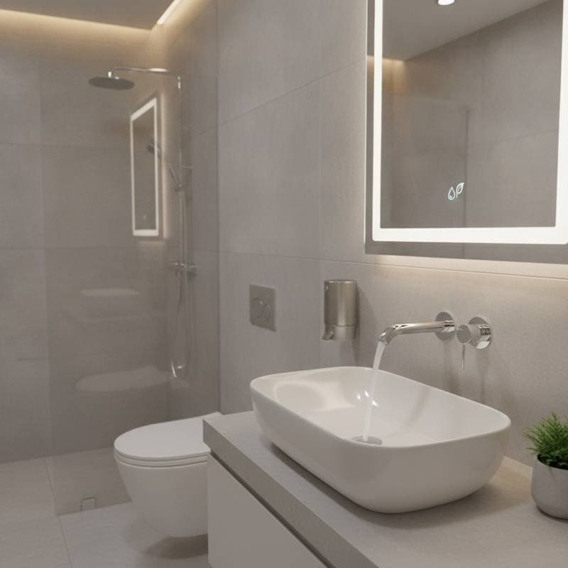 Featured image for Touchless Fixtures Cut Bathroom Germs by 80 Percent