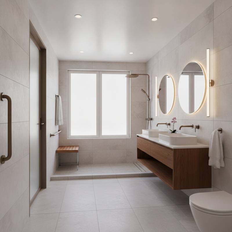 Featured image for Universal Design Bathrooms: Safety Meets Style in 2026