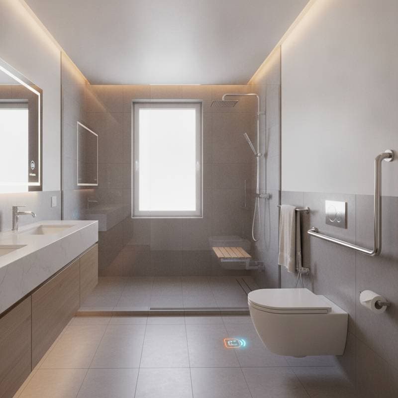 Featured image for Smart Bathroom Tech That Keeps Seniors Safe at Home