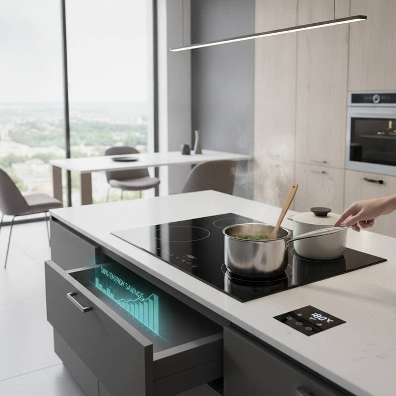 Featured image for Induction Cuts Cooking Energy Waste Nearly in Half
