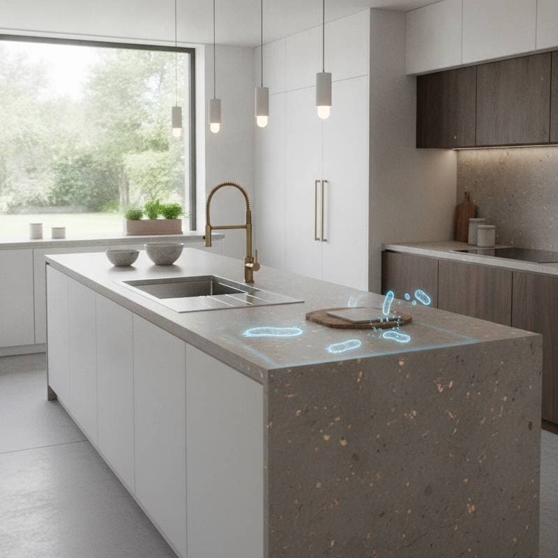 Featured image for Antimicrobial Countertops Reduce Kitchen Bacteria Growth