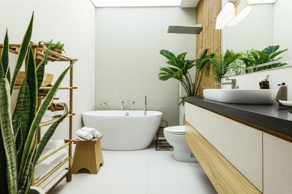 Featured image for Biophilic Bathrooms Turn Daily Routines Into Spa Retreats