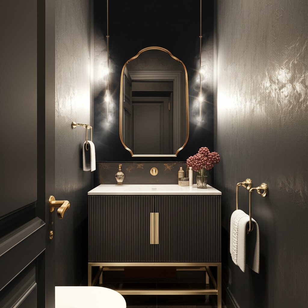 Featured image for Bold Powder Room Choices Create Maximum Impact