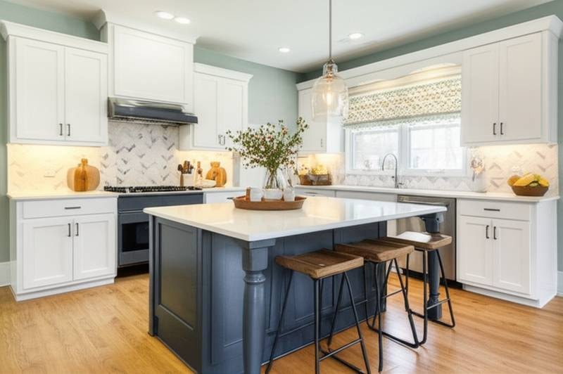 Featured image for Revamp Your Kitchen Island on a Tight Autumn Budget