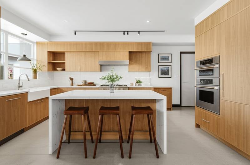Featured image for Japandi Kitchens Blend Scandi Warmth with Japanese Calm