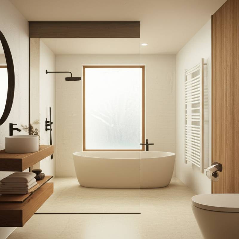 Featured image for Japandi Wet Rooms Blend Zen Calm With Function