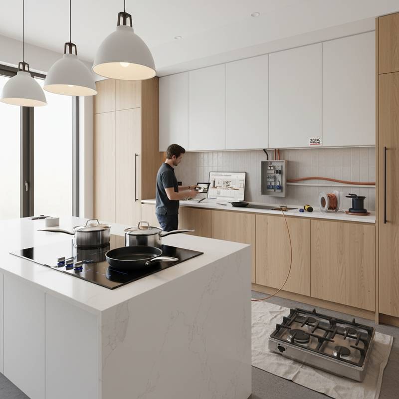 Featured image for Kitchen Conversion Costs: Gas to Induction Switch