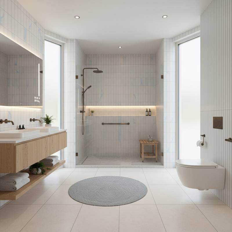 Featured image for 2025 Aging-in-Place Bathrooms Blend Safety with Style