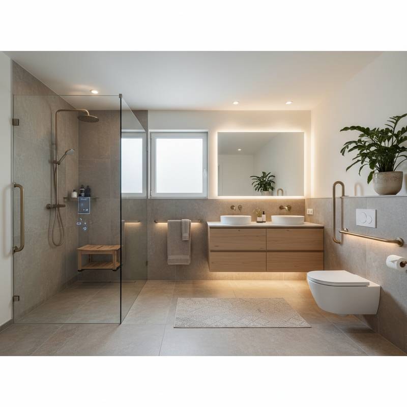 Featured image for Modern Aging-in-Place Baths Go Beyond Grab Bars