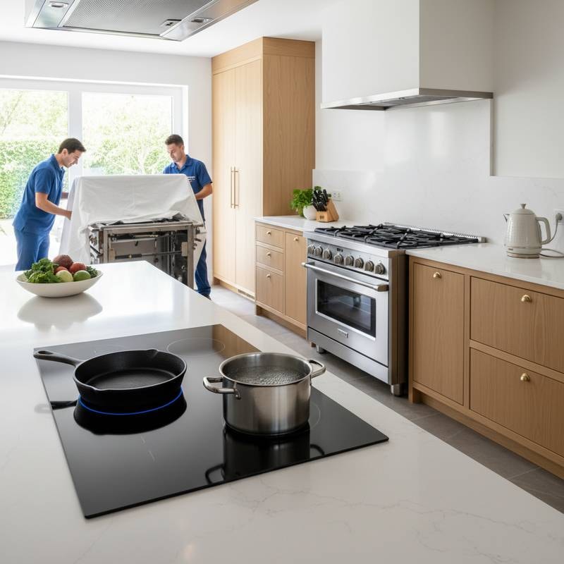 Featured image for Why Induction Cooktops Are Replacing Gas Ranges