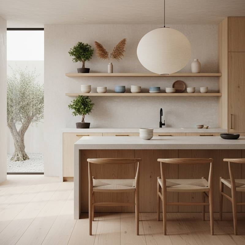 Featured image for Japandi Kitchens Blend Japanese and Scandinavian Style