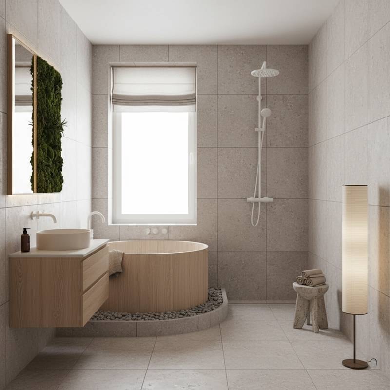 Featured image for Japandi Wet Rooms Maximize Small Bathroom Space