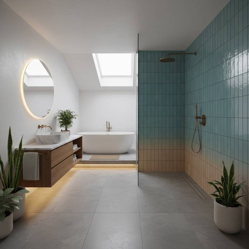 Featured image for Doorless Wet Rooms Transform Accessibility Into Art