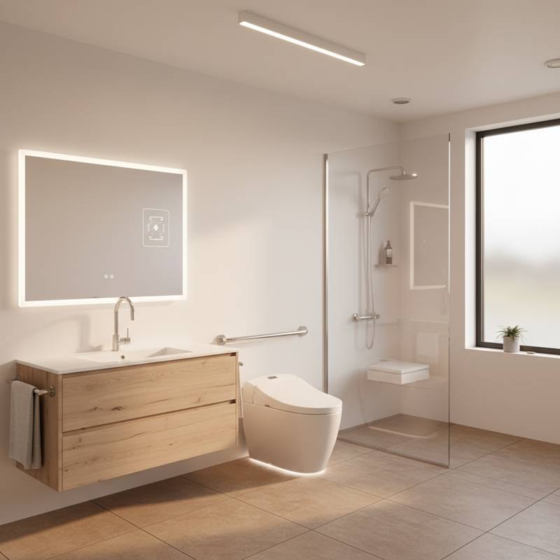 Featured image for Smart Bathroom Tech That Prevents Falls at Home