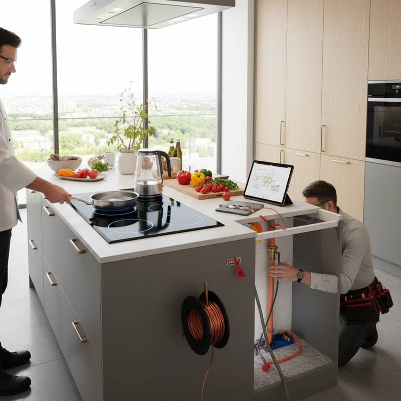 Featured image for Kitchen Retrofit: Gas to Induction Switch Guide