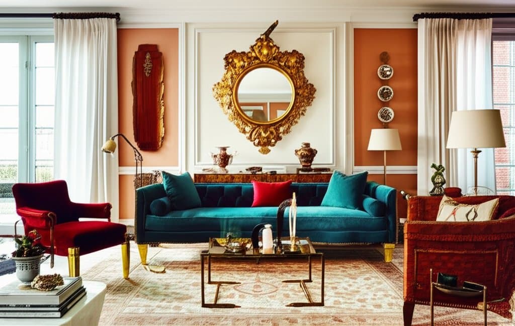 Featured image for Vintage Maximalism Rewrites Interior Design Rules in 2025