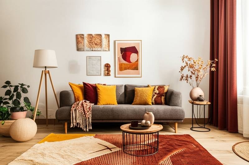 Featured image for Warm Autumn Colors Transform Your Home Without Repainting
