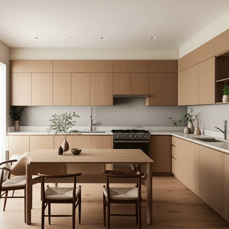 Featured image for Japandi Kitchens Blend Minimalism With Warmth