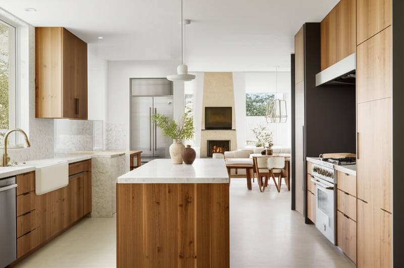 Featured image for Why Japandi Kitchens Are Ditching White in 2025