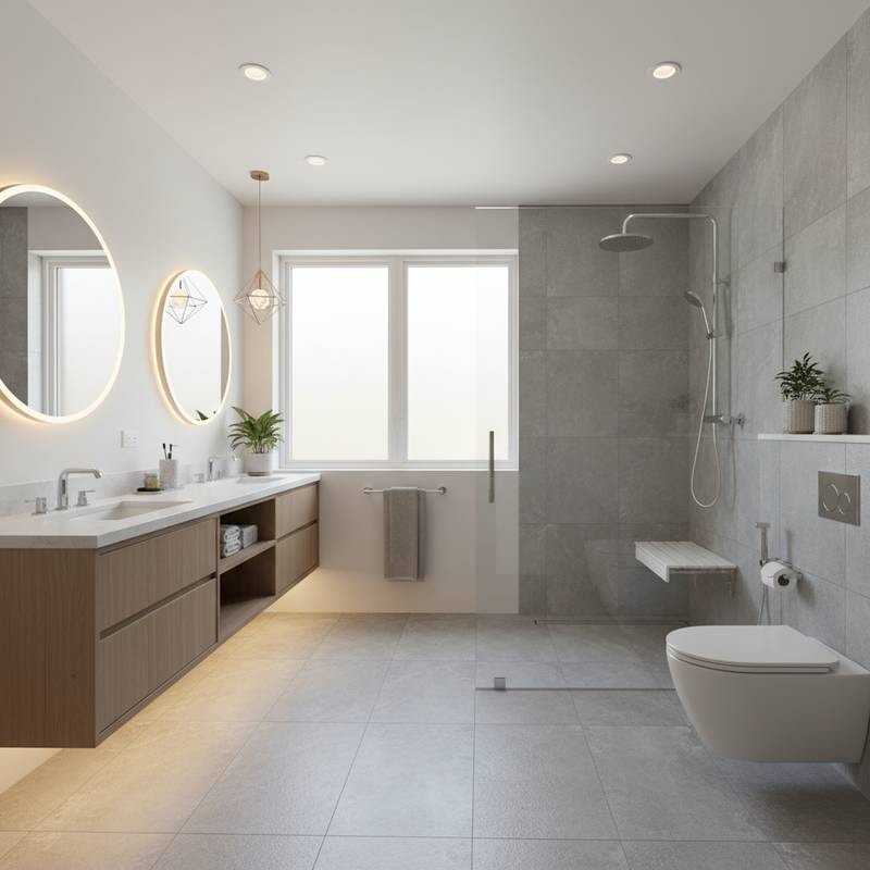 Featured image for Aging-in-Place Bathrooms: 2025's Dominant Trend