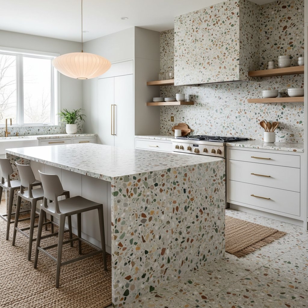 Featured image for Terrazzo Returns as Sustainable Luxury for Kitchens