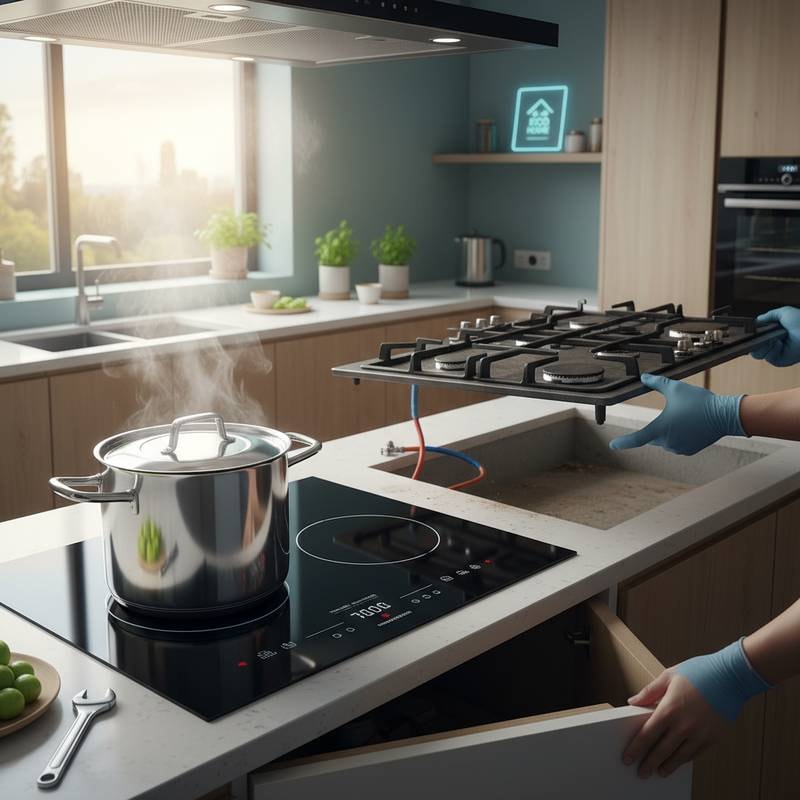 Featured image for Induction Cooktops Beat Gas on Speed and Safety