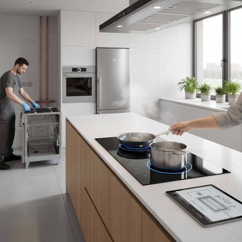 Featured image for Induction Zones Heat Faster and Keep Kitchens Cooler