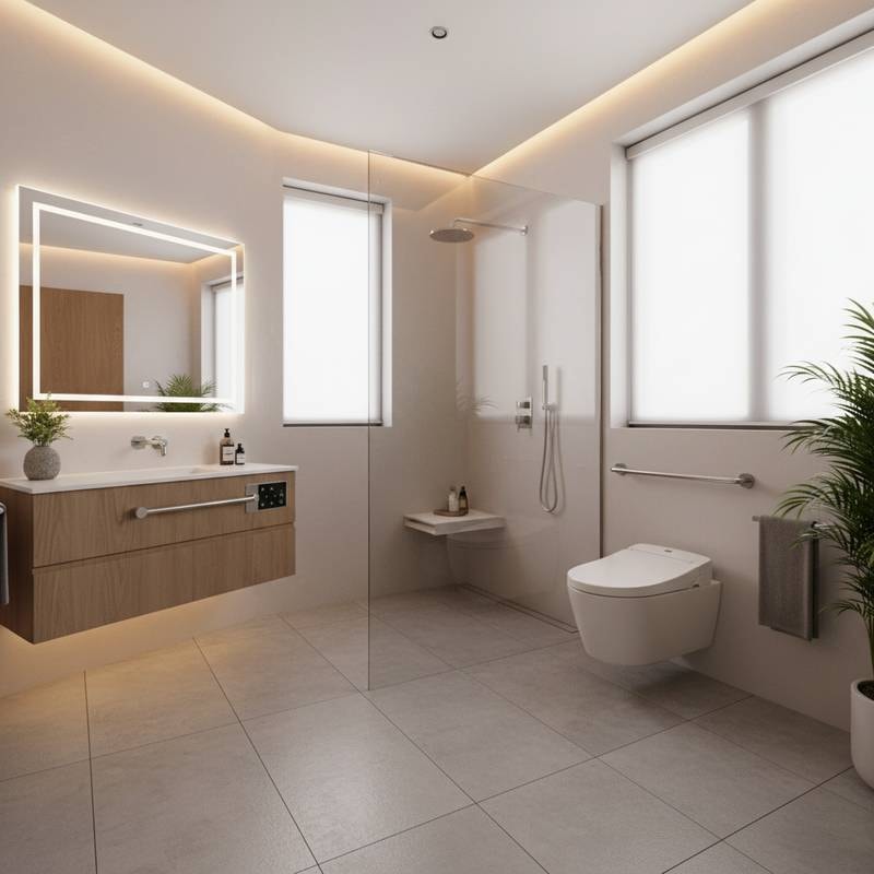 Featured image for Smart Safety Meets Style in Universal Bathrooms