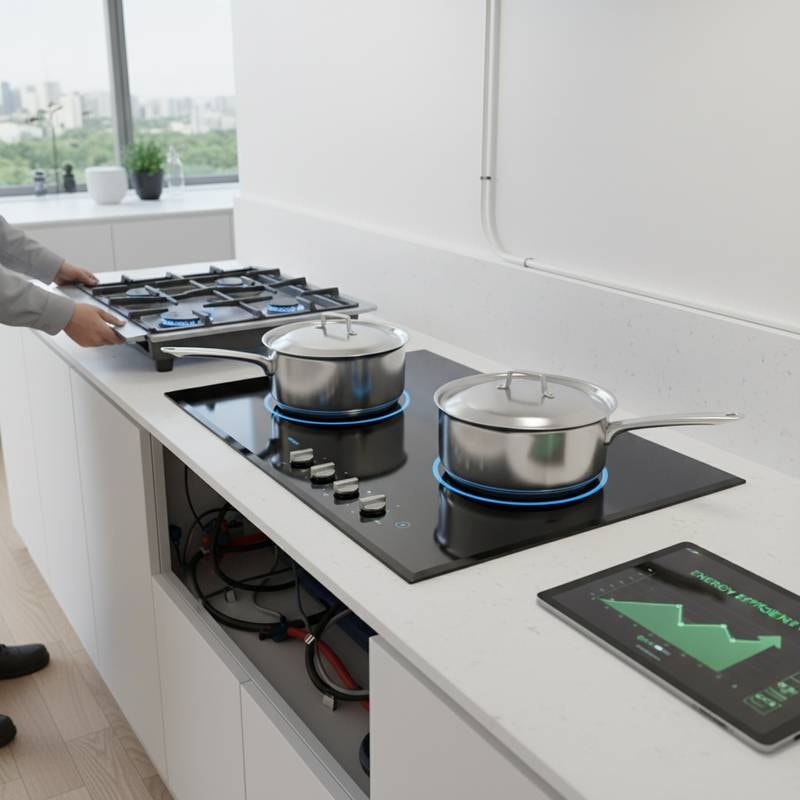 Featured image for Why Induction Zones Are Replacing Gas Cooktops