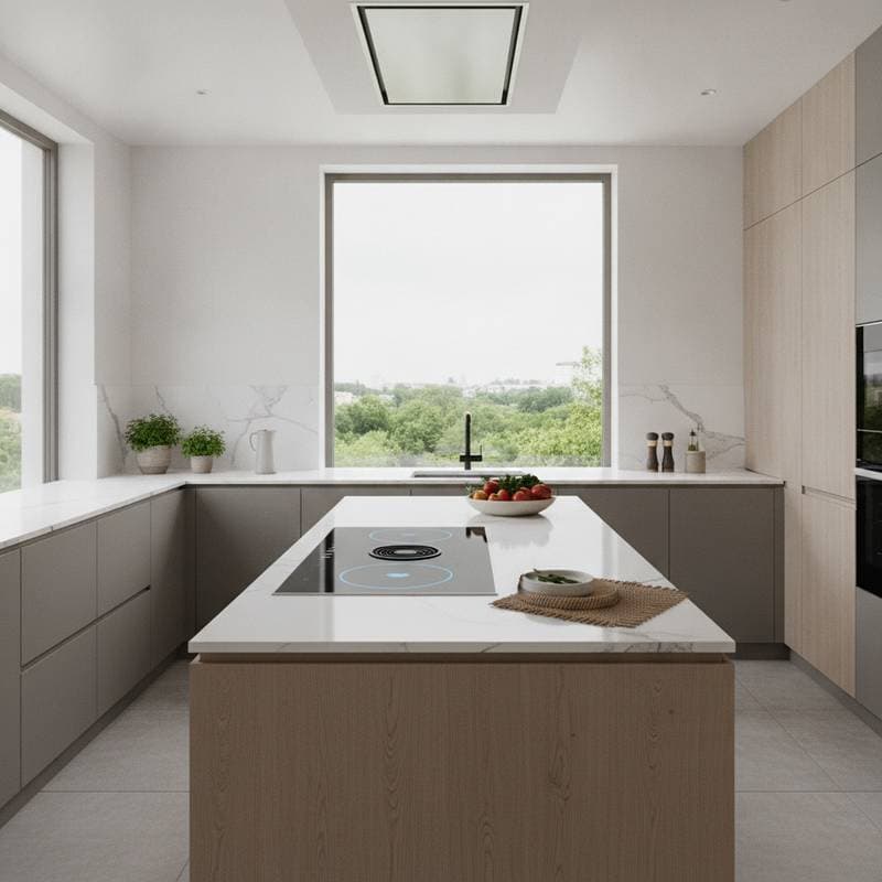 Featured image for Induction Cooktops Bring Sculptural Simplicity to Modern Kitchens