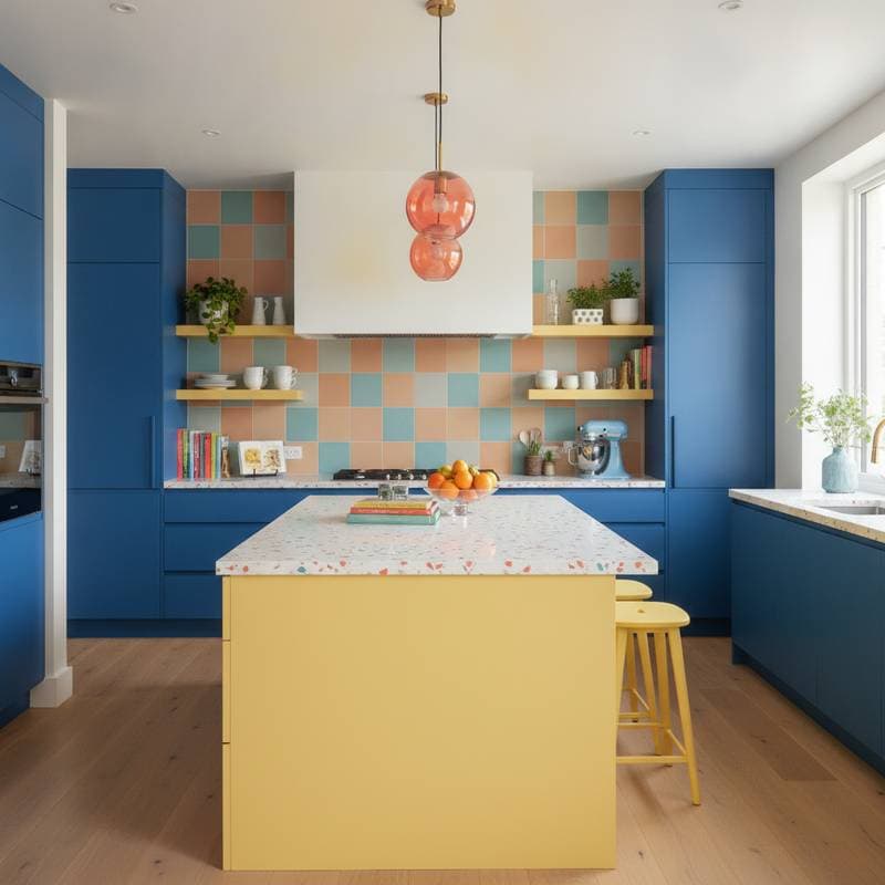 Featured image for Dopamine Decor Brings Bold Color Back to Kitchens